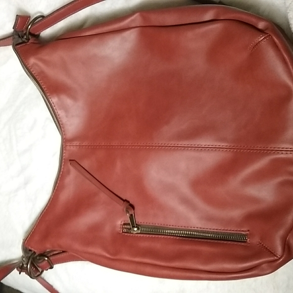 Brown Faux Leather Purse - Picture 1 of 6